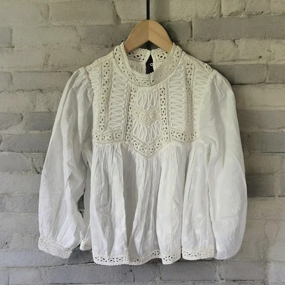 Anthropologie Forever That Girl Babydoll Blouse - New XS